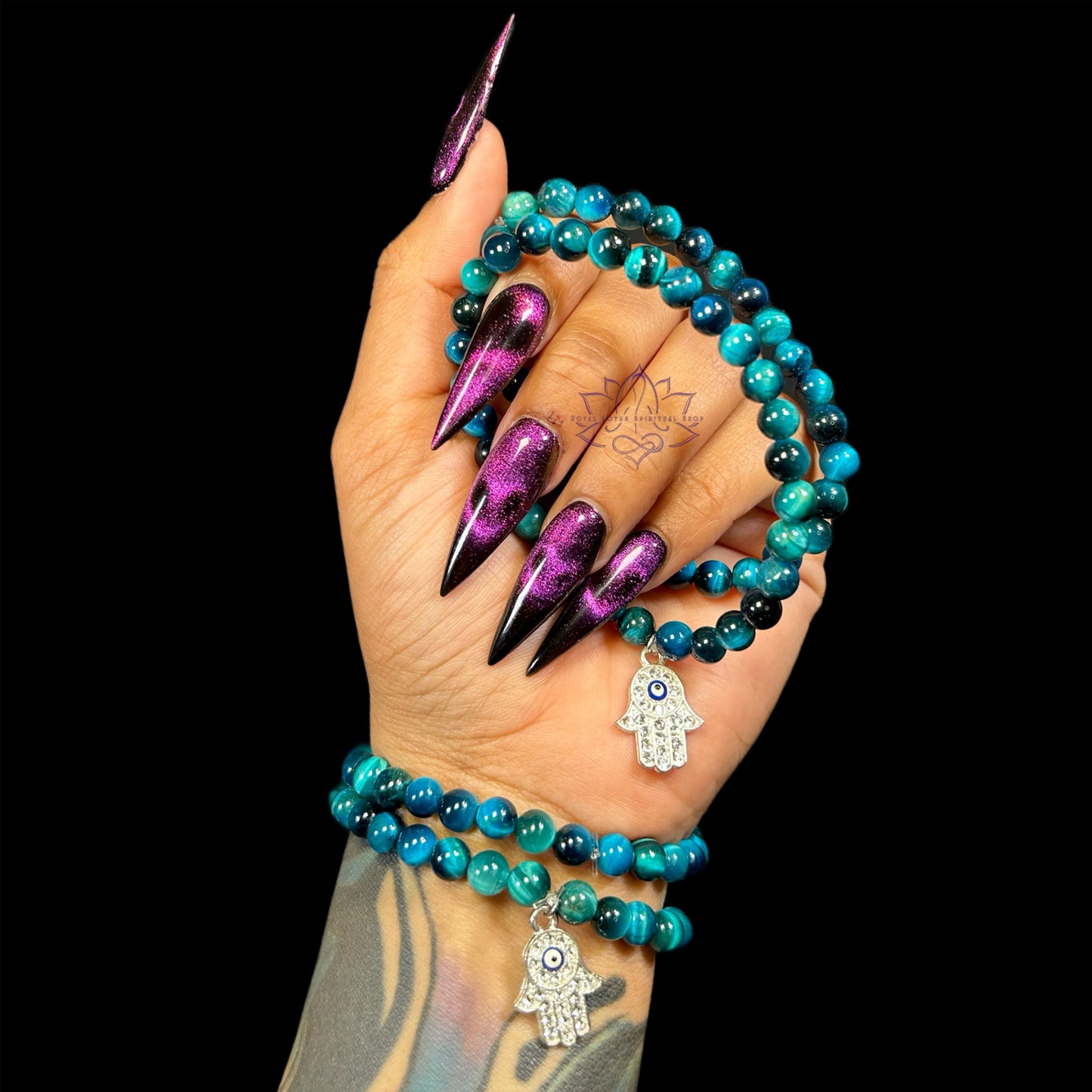 Blue Tiger’s Eye Bracelets