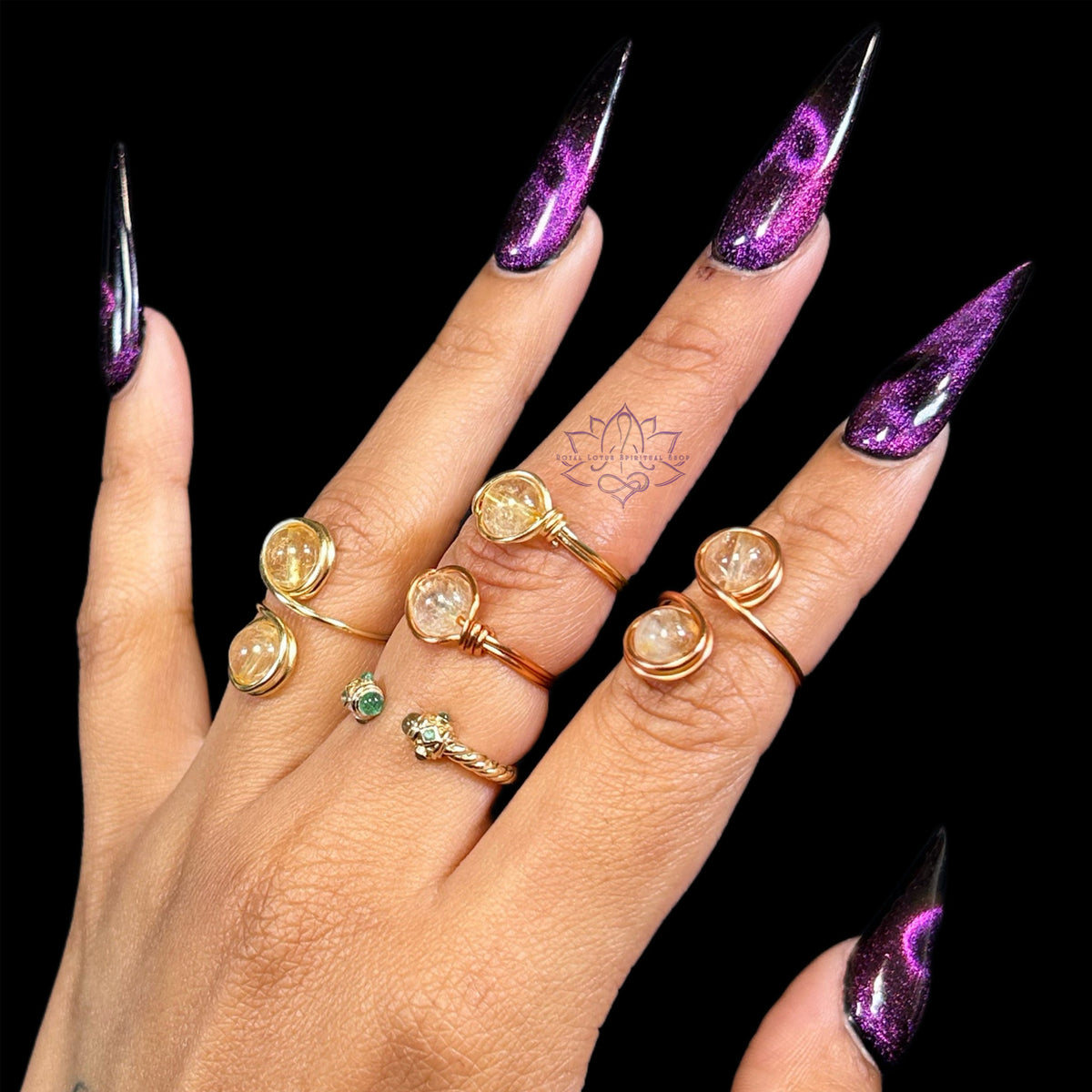 Citrine Rings