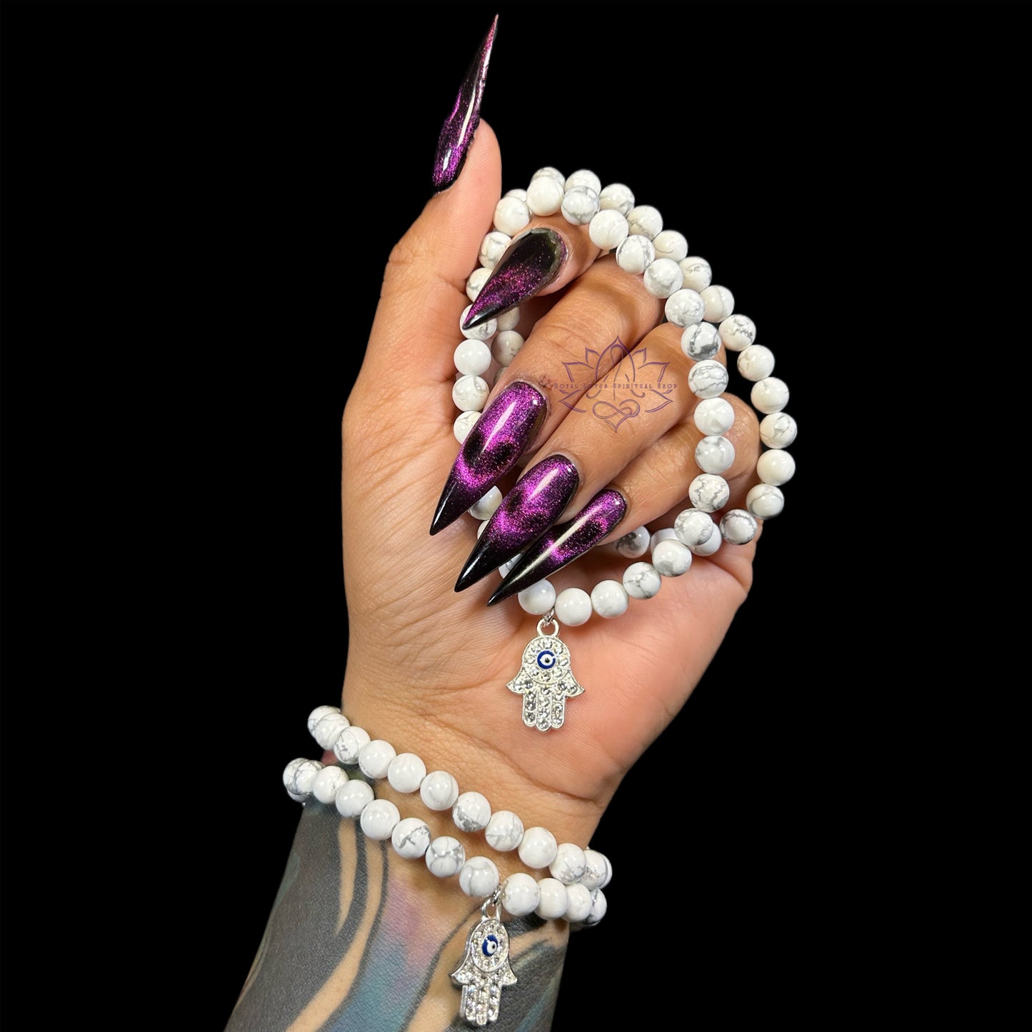 White Howlite Bracelet