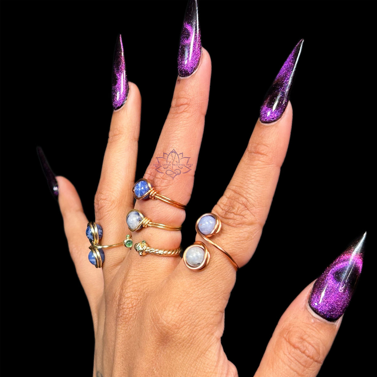 Sodalite Rings
