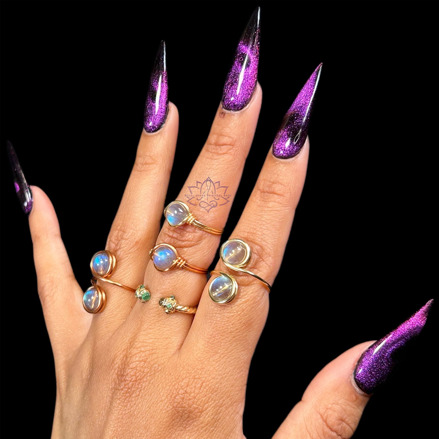 Labradorite Rings