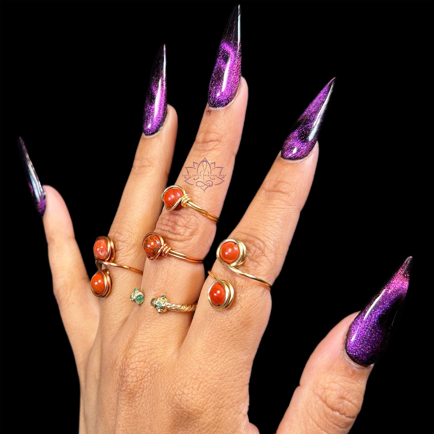Red Jasper Rings