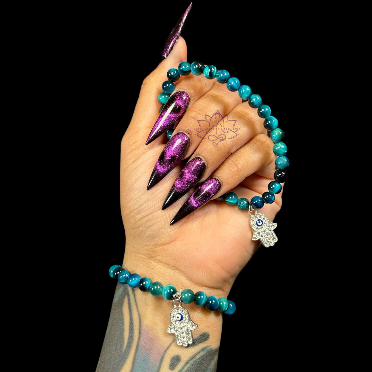 Blue Tiger’s Eye Bracelets
