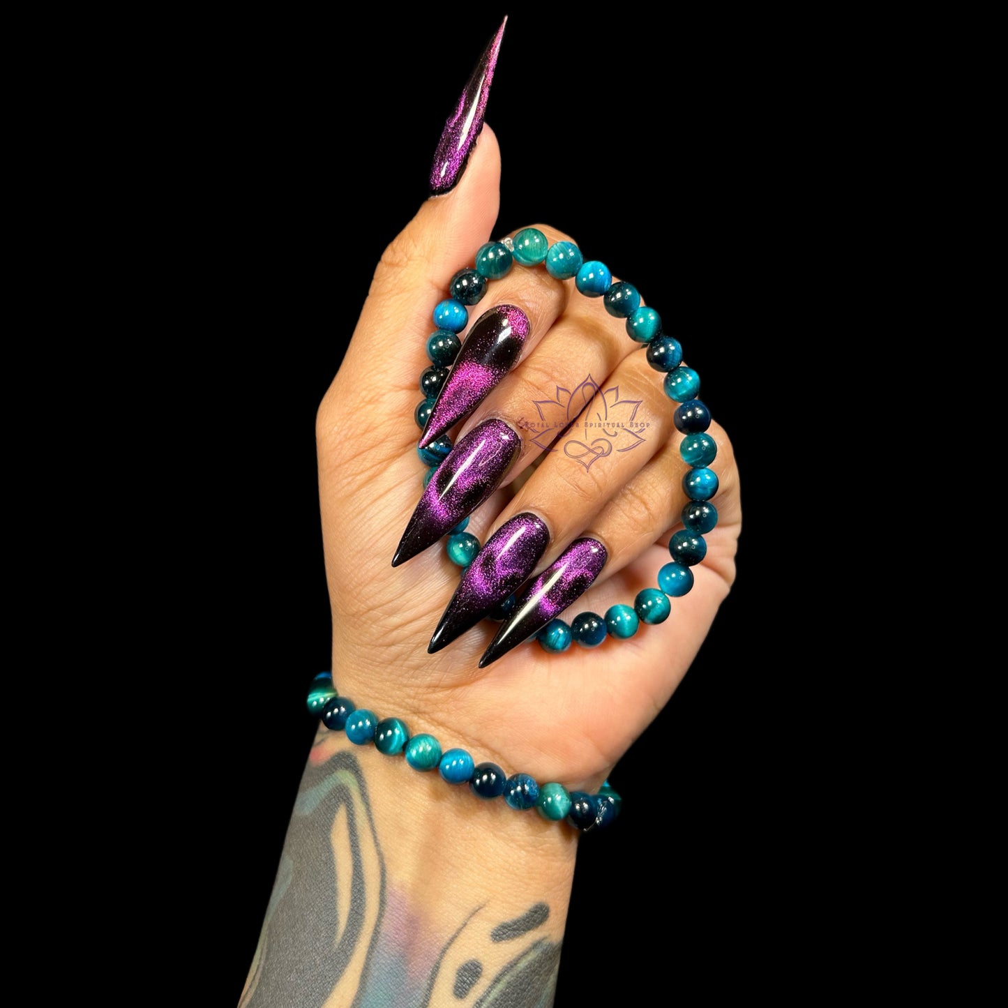 Blue Tiger’s Eye Bracelets