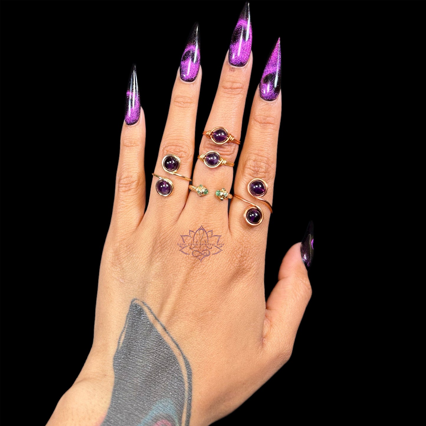 Amethyst Rings