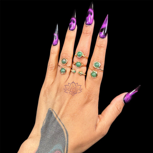 Green Jade Rings