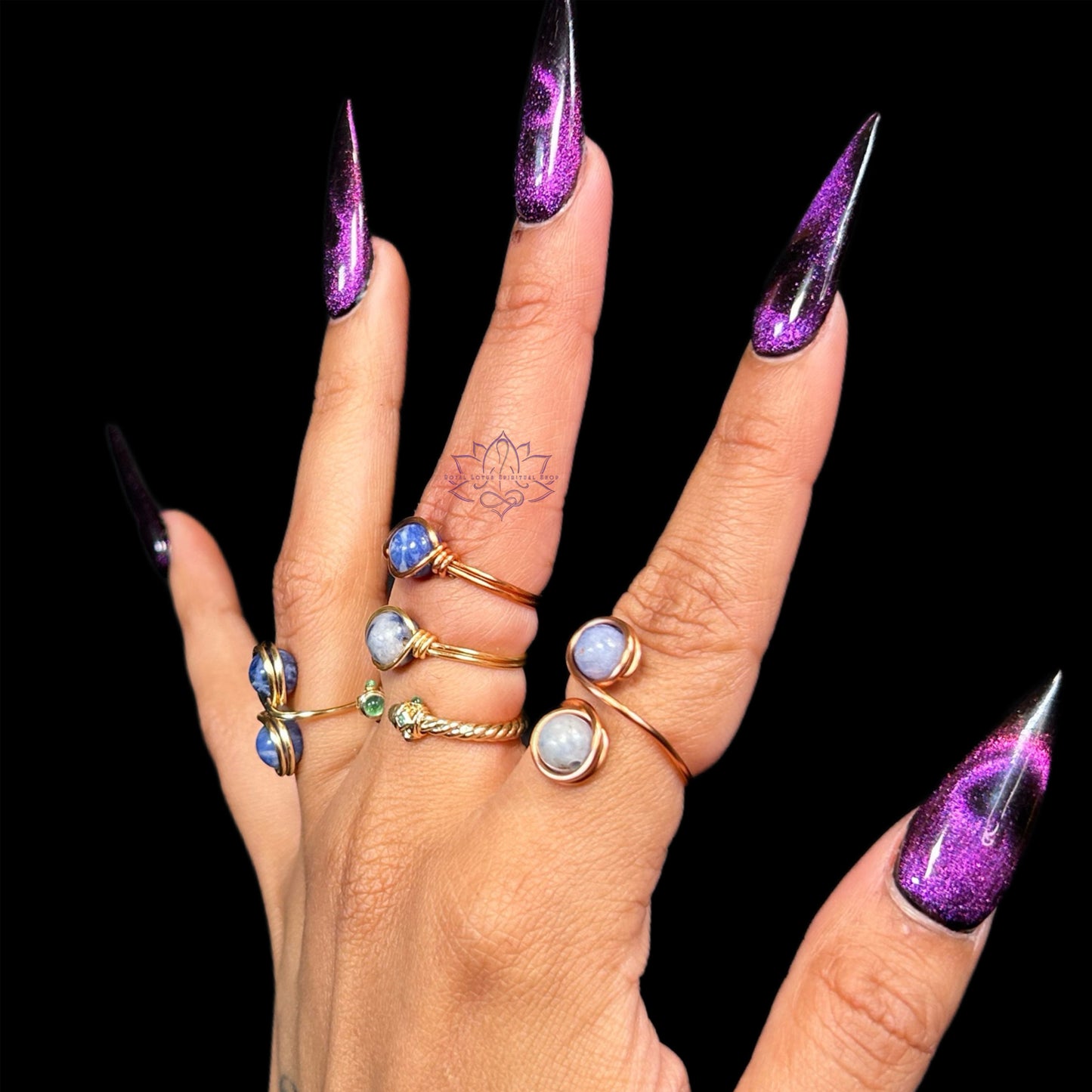 Sodalite Rings