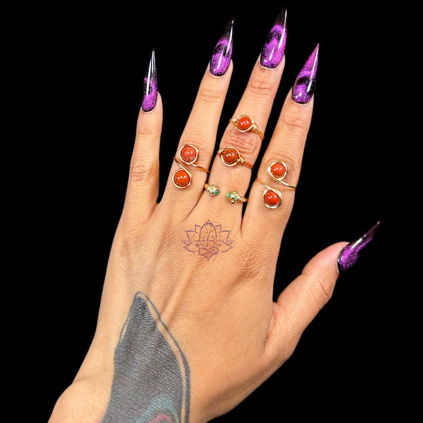 Red Jasper Rings