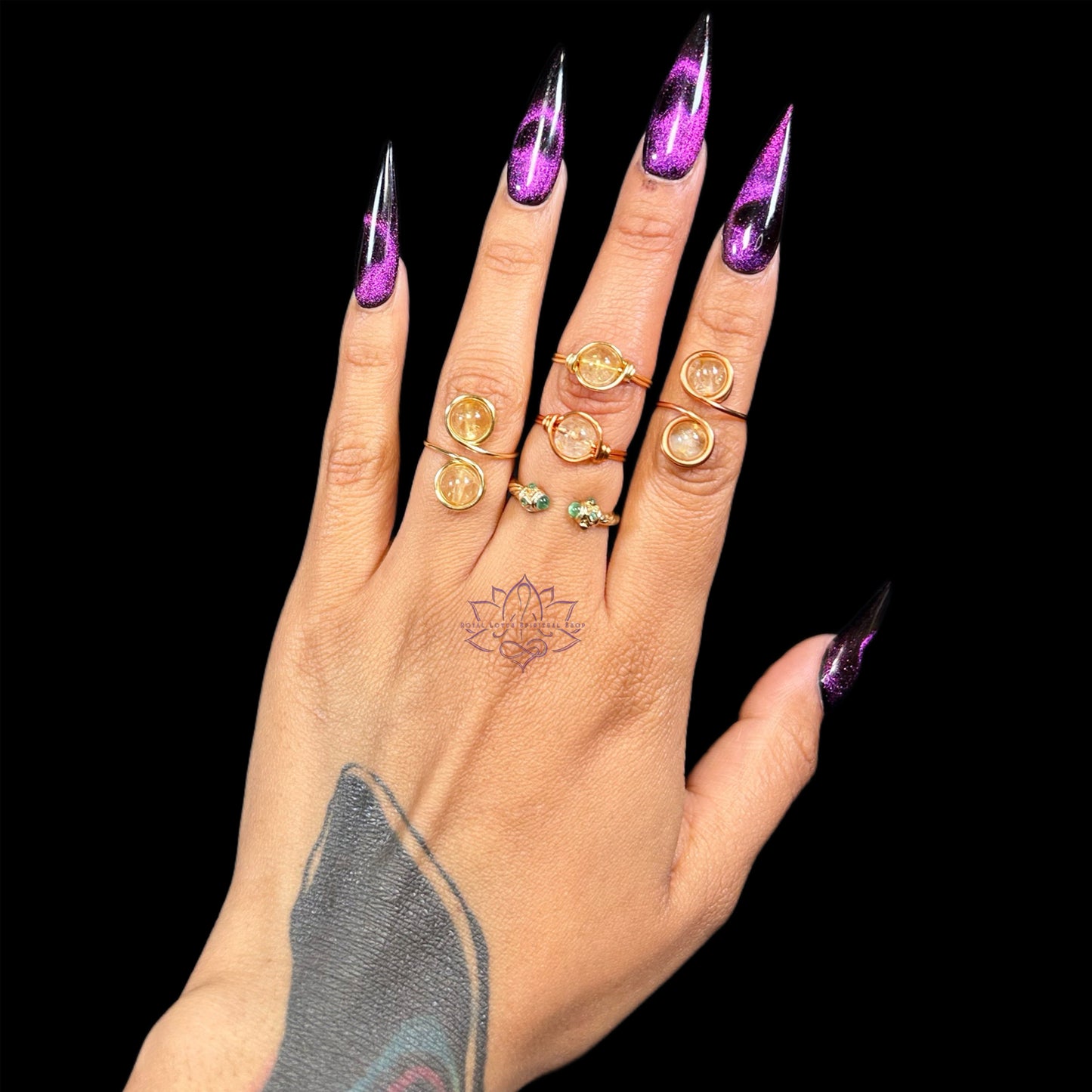Citrine Rings