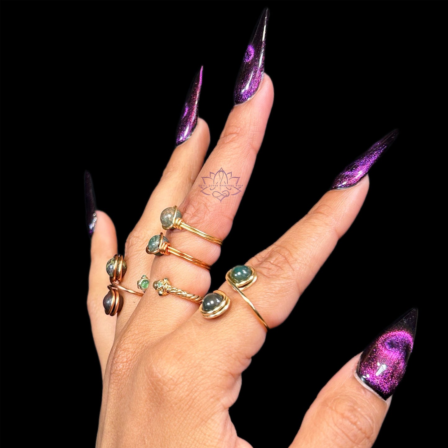 Bloodstone Rings