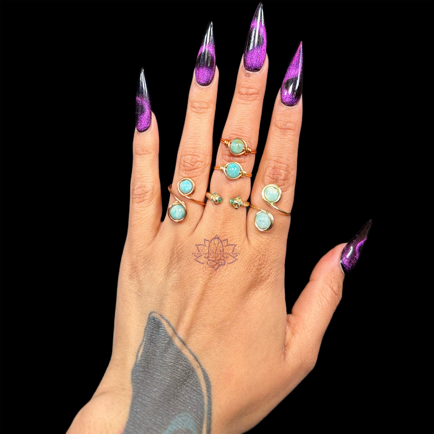 Amazonite Rings