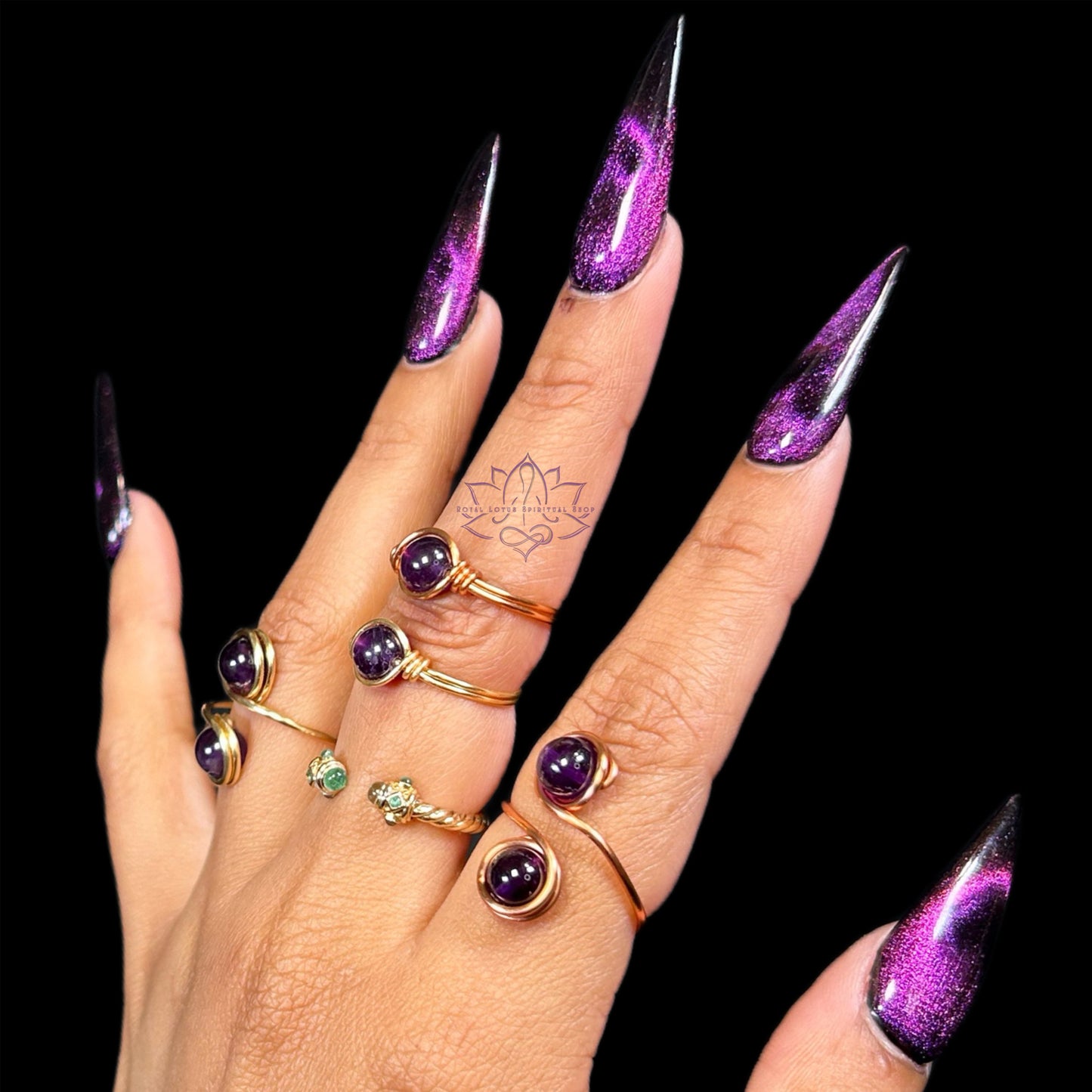 Amethyst Rings