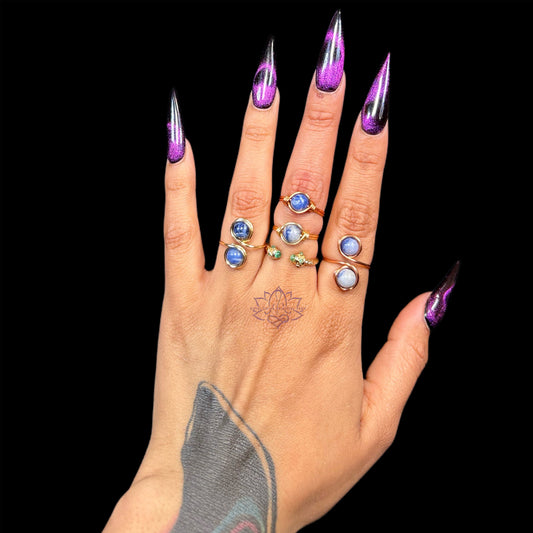Sodalite Rings